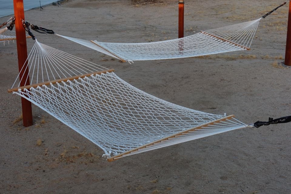 Hammocks in the yard