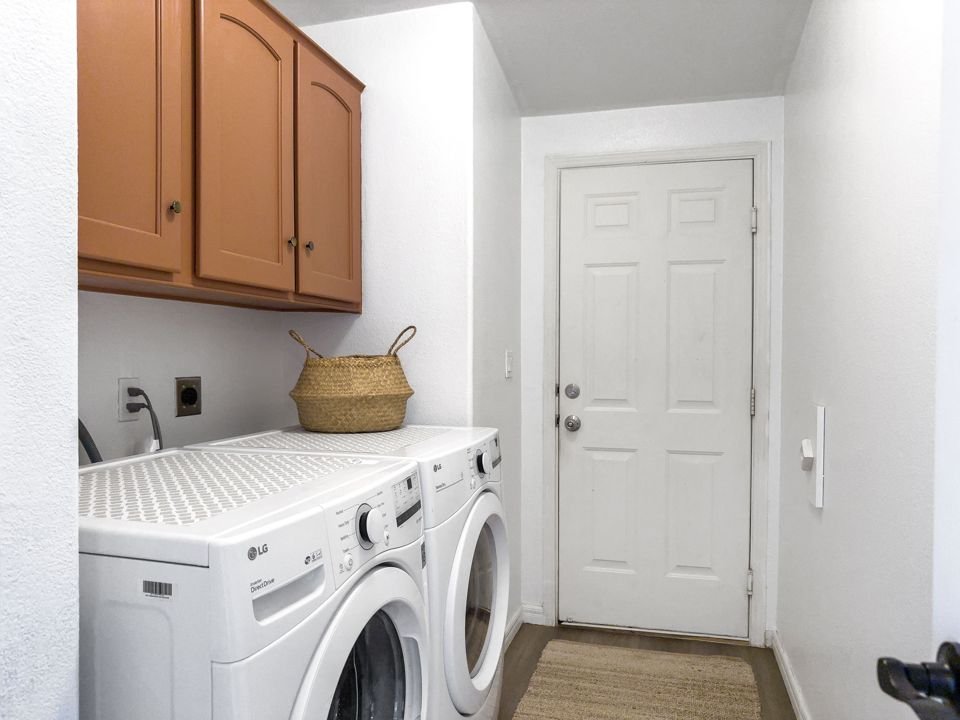 Laundry area with washer and dryer